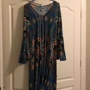 Rouge Paisley Dress